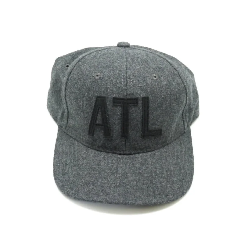 Atl Hat In Wool/black