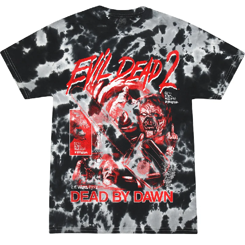 EVIL DEAD 2: GRUELING TERROR - TIE-DYE T-SHIRT (VORTEX VARIANT)