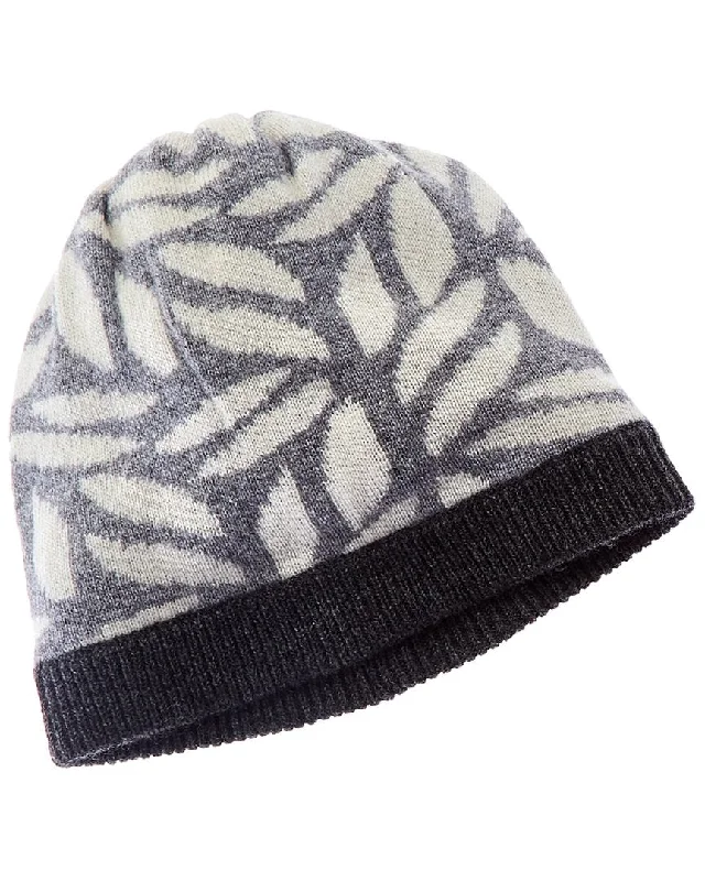 Forte Cashmere Jacquard Cashmere Hat