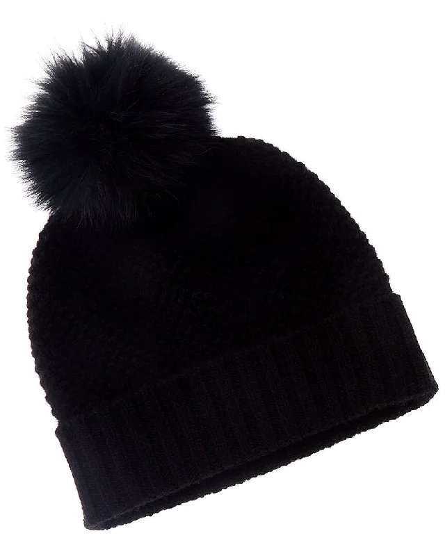 Forte Cashmere Lux Textured Cashmere Hat