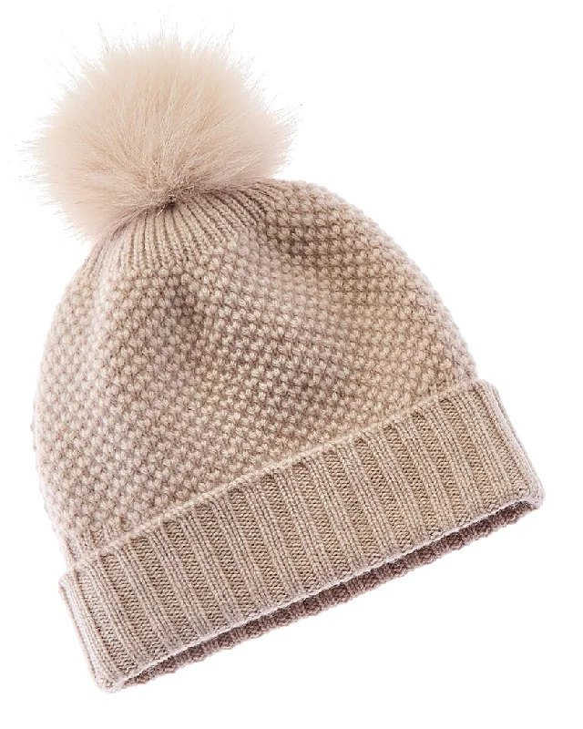 Forte Cashmere Lux Textured Cashmere Hat