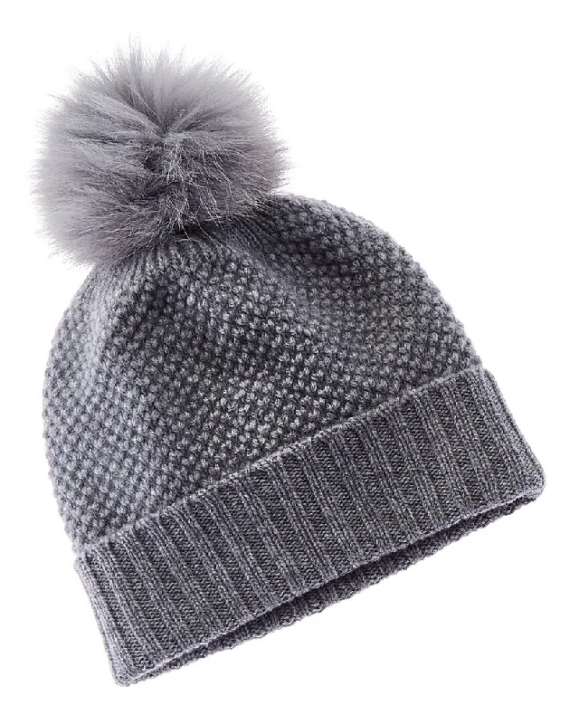 Forte Cashmere Lux Textured Cashmere Hat