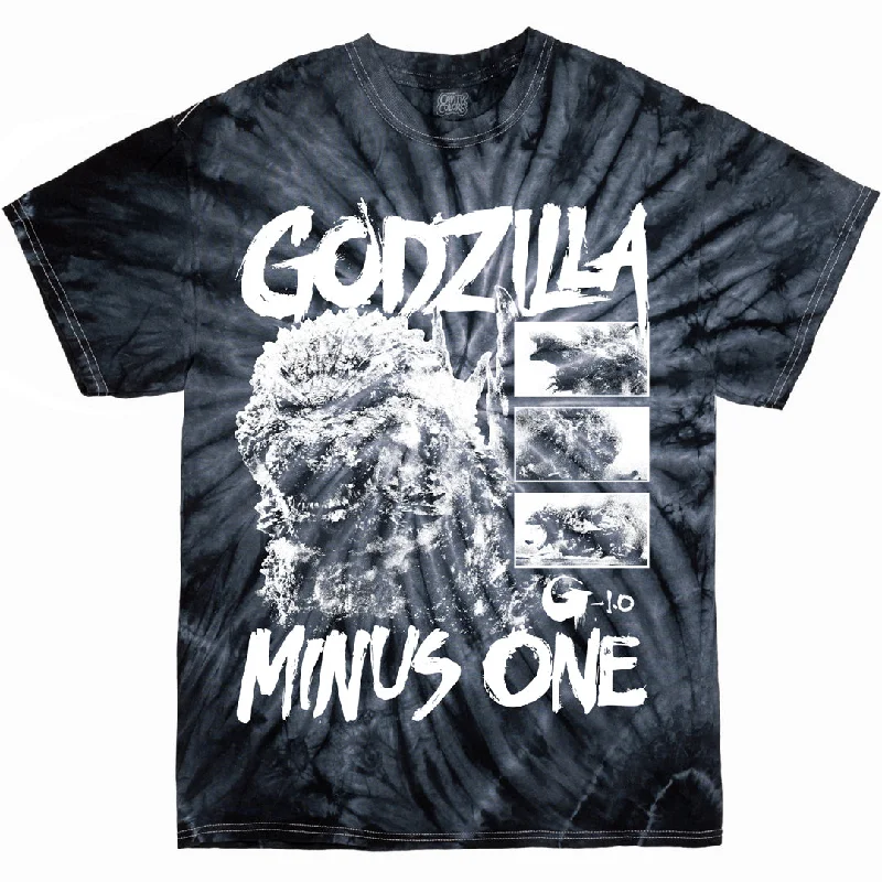 GODZILLA MINUS ONE: PAIN - TIE-DYE T-SHIRT (DEEP OCEAN VARIANT)