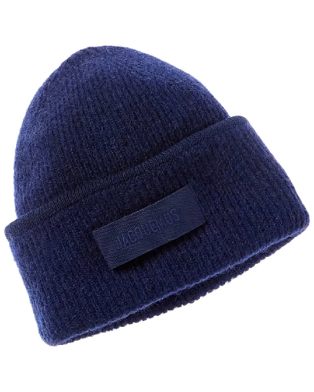 Jacquemus The Gros Grain Wool-Blend Beanie