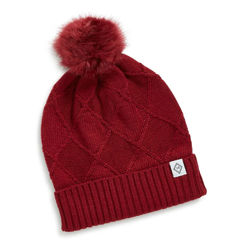 Outlet Pom Pom Knit Hat