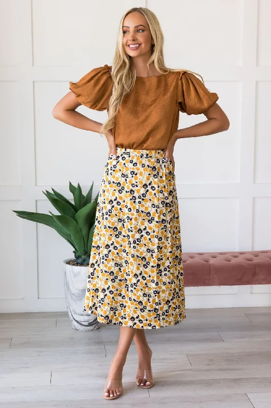 Always Included Floral Skirt