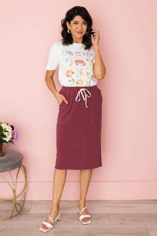 Cheer & Laughter Tie Waist Skirt