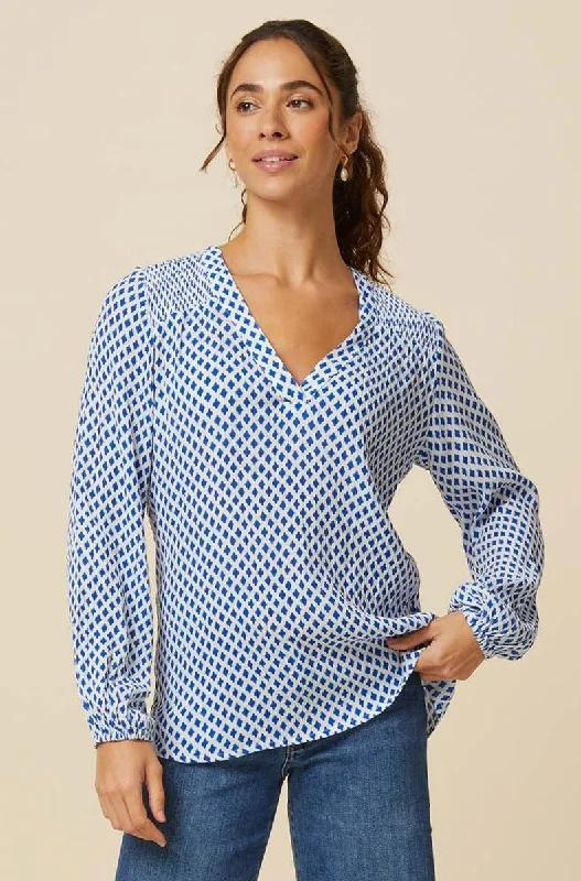 Clea Blouse | Blue