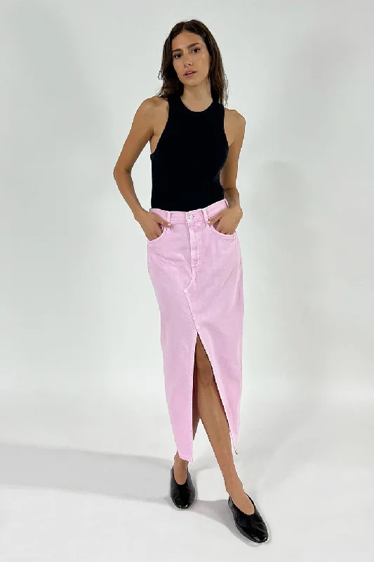 Katina Maxi Skirt - Pink Lagoon