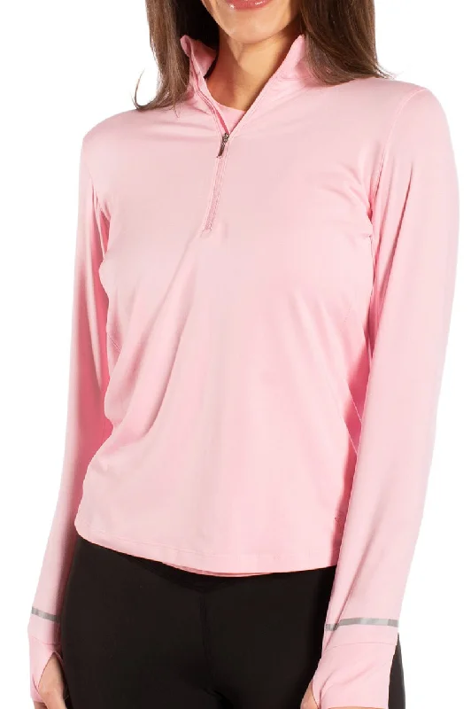 Light Pink Fabulous Mock Pullover