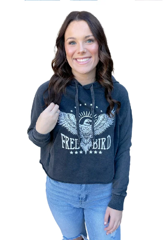 Fly High Free Bird Puff Hoodie