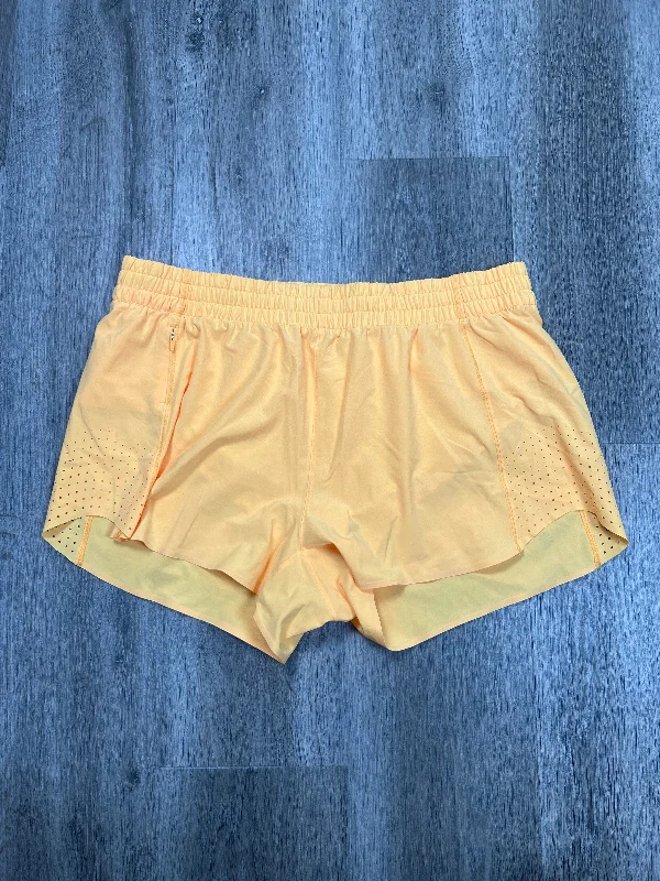 Athletic Shorts By Athleta In Yellow, Size: L