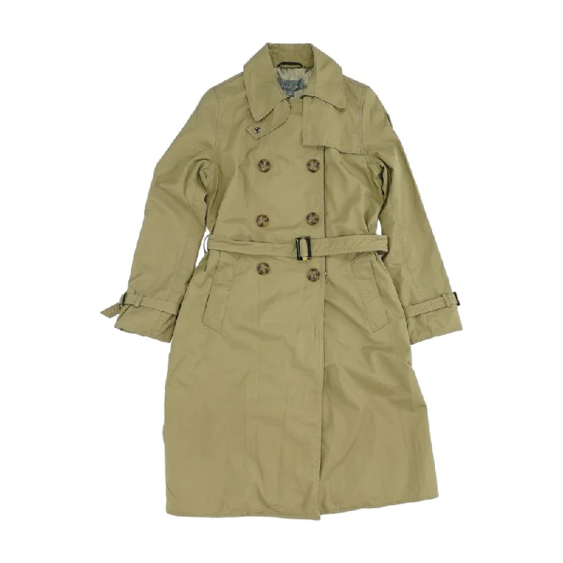 Brown Solid Lightweight Coat