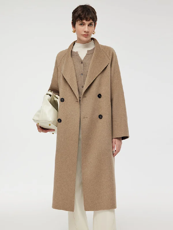 Cashmere Lapel Unisex Overcoat