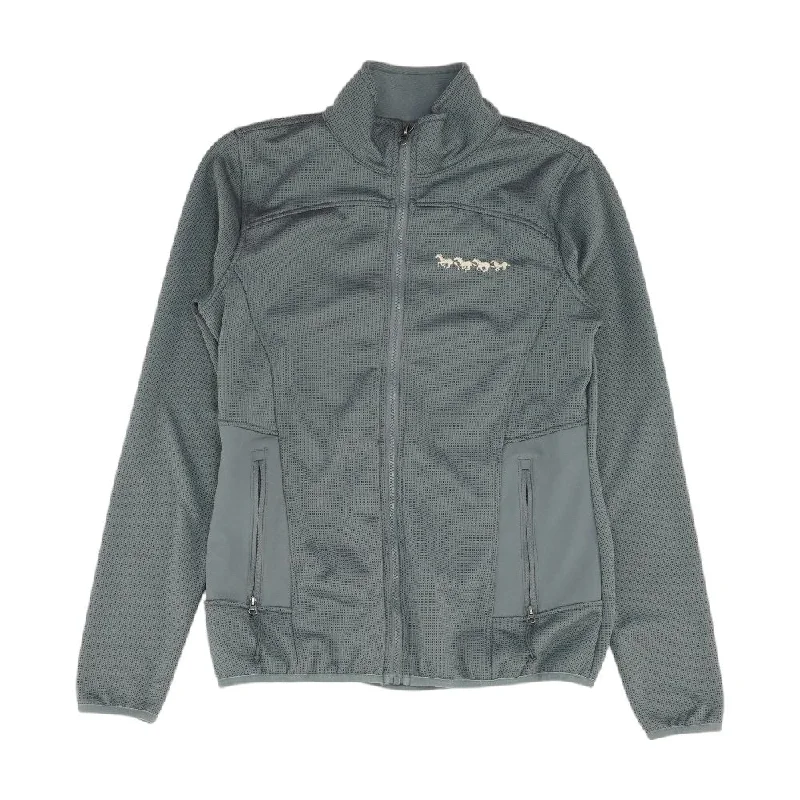 Gray Solid Active Jacket