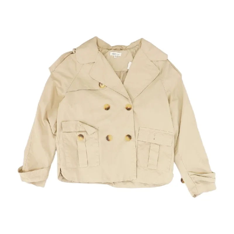 Khaki Solid Jacket