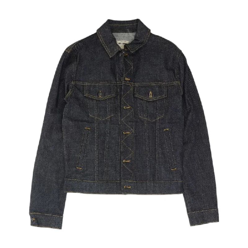 X Evan Ross Base Brut Denim Jacket in Blue