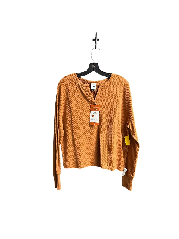 Top Long Sleeve By Cabi In Brown, Size: M