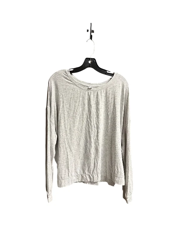 Top Long Sleeve By Old Navy In Grey, Size: L