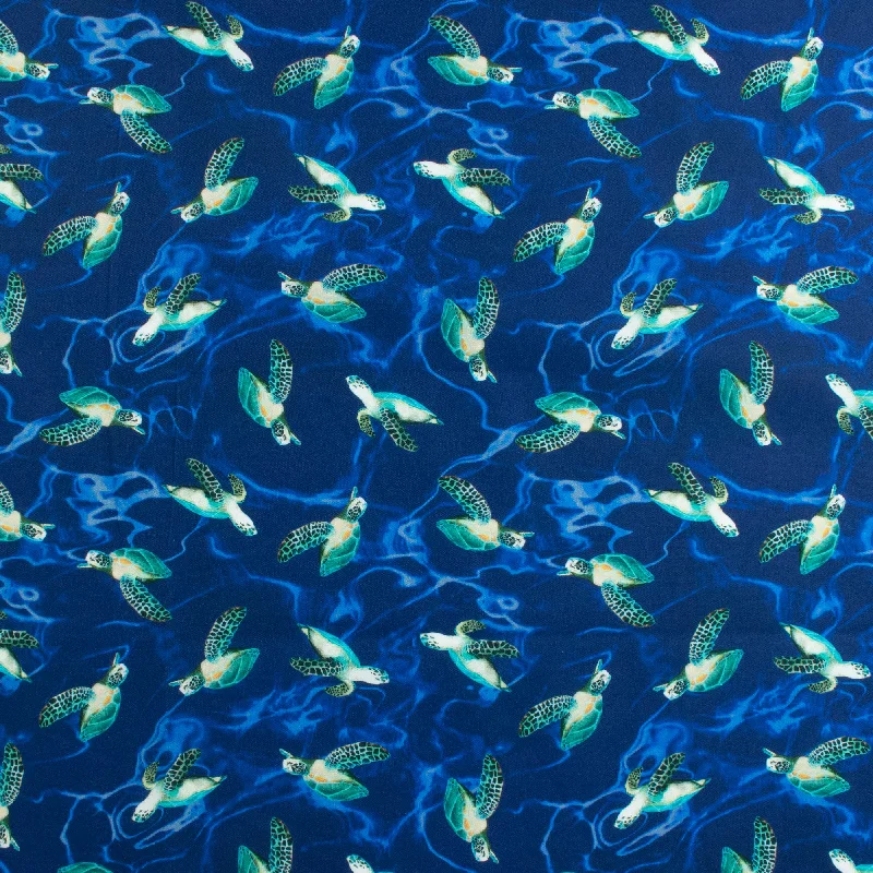 Windham Fabrics - Printed Cotton -DEEP SEA - 003 - Navy