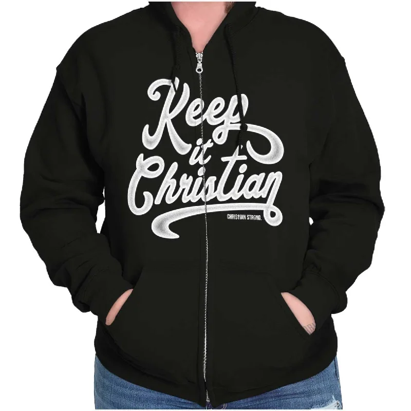 Keeping It Christian Zip Hoodie