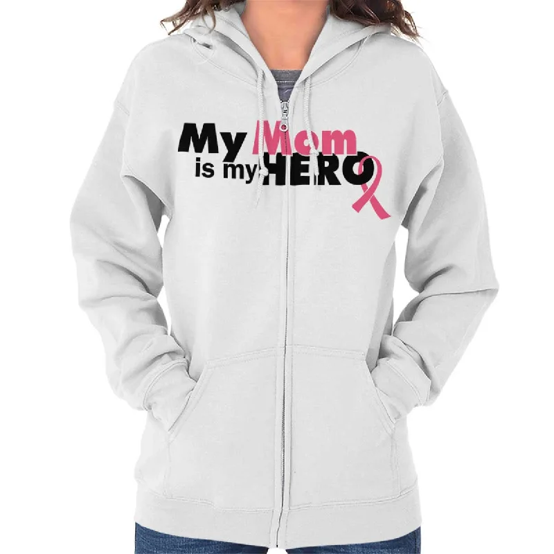 My Mom Is My Hero Zip Hoodie