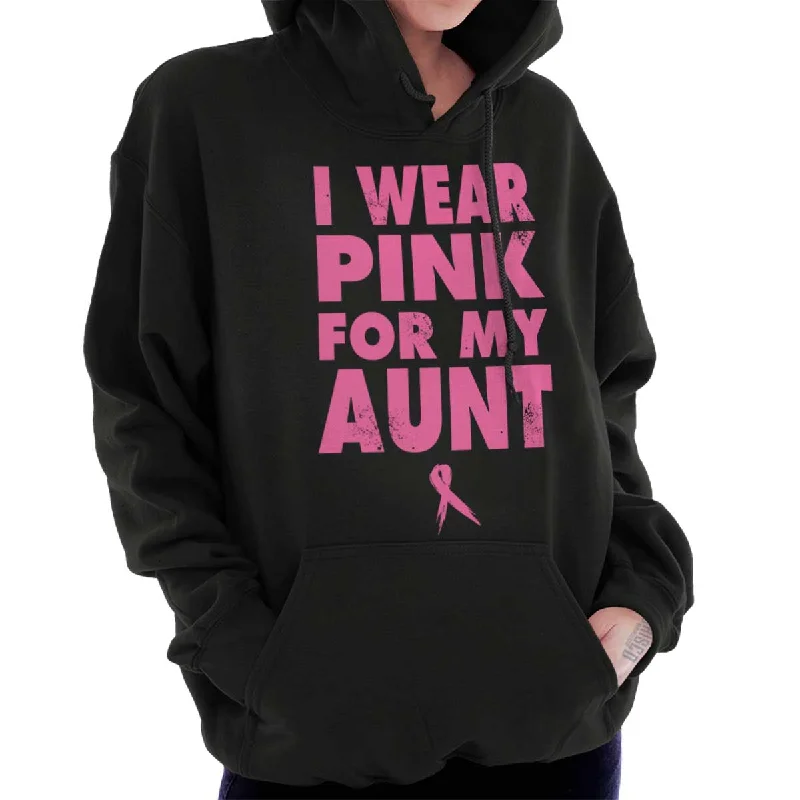 I Wear Pink For My Aunt Hoodie