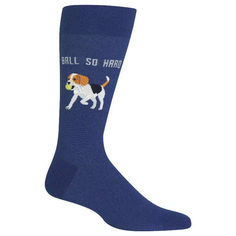 Hot Sox Mens Ball So Hard Crew Socks