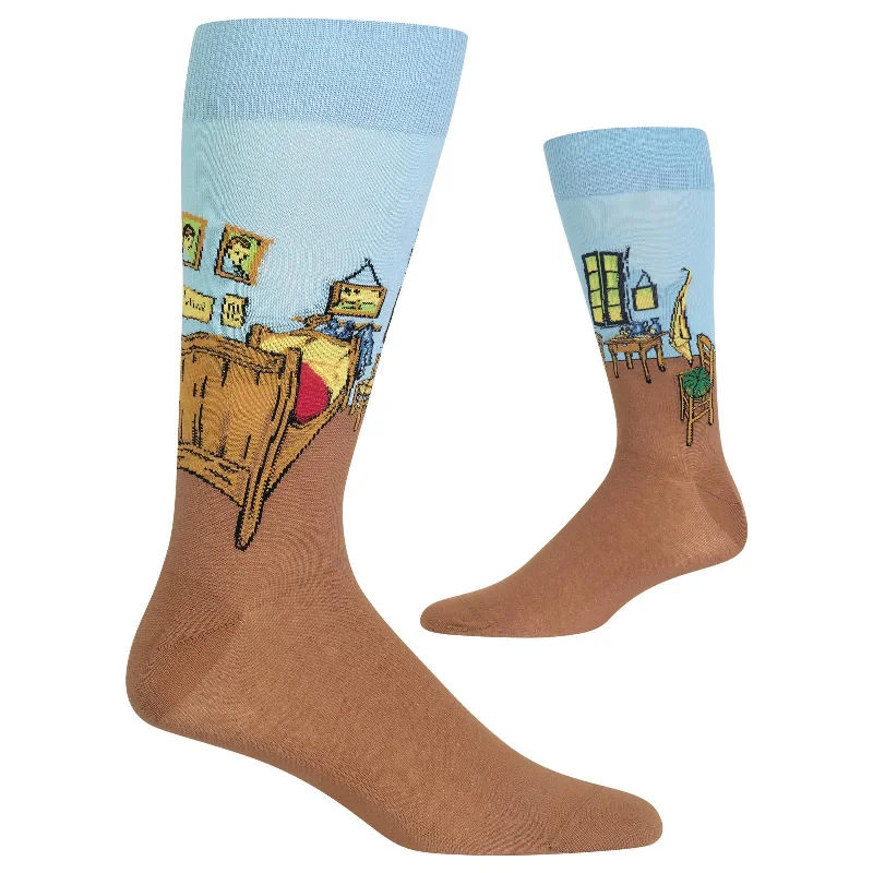 Hot Sox Mens Bedroom in Arles Crew Socks