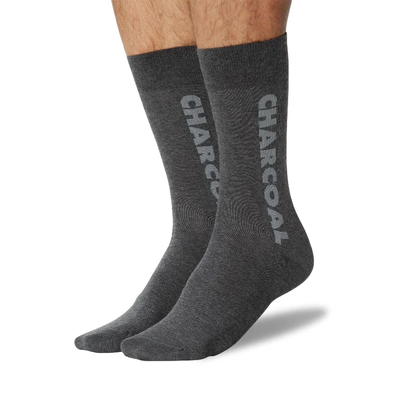 Hot Sox Mens Color Names Crew Socks