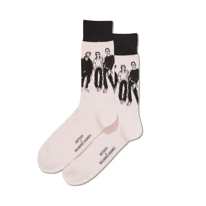 Hot Sox Mens Richard Haines People Crew Socks