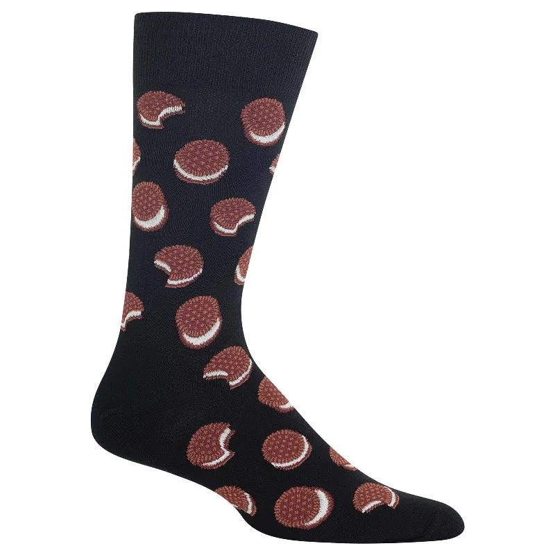 Hot Sox Mens Sandwich Cookie Socks