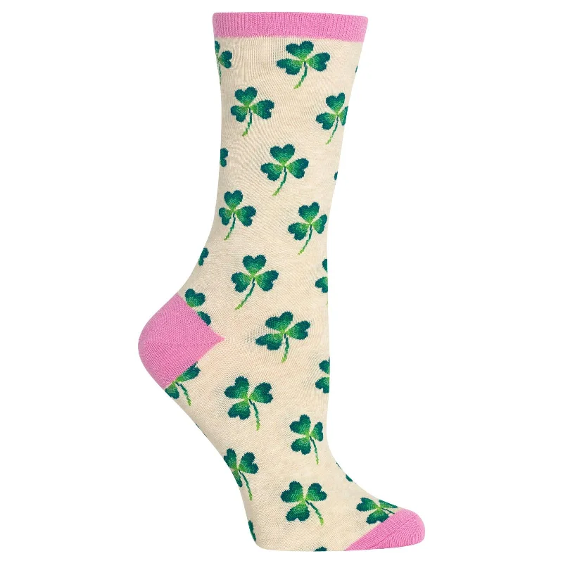 Hot Sox Womens Clover Crew Socks