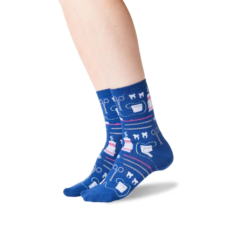 Hot Sox Womens Dentist Crew Socks