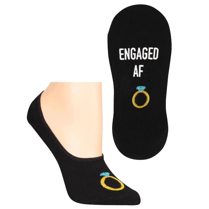 Hot Sox Womens Engaged AF Liner Socks