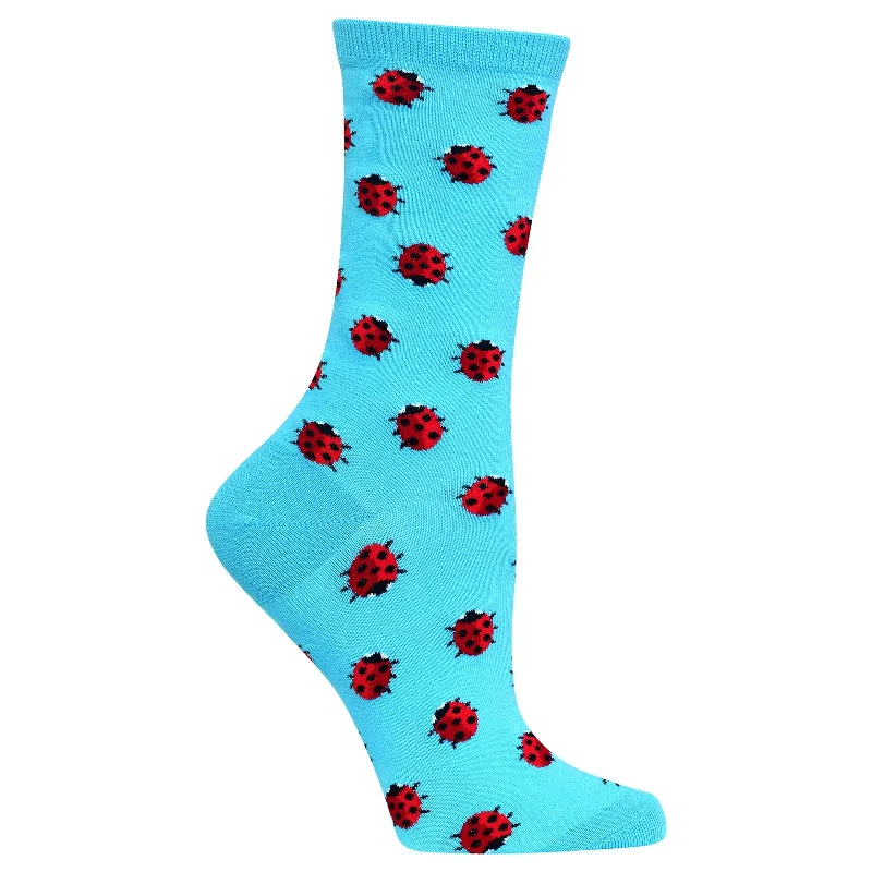 Hot Sox Womens Ladybug Socks