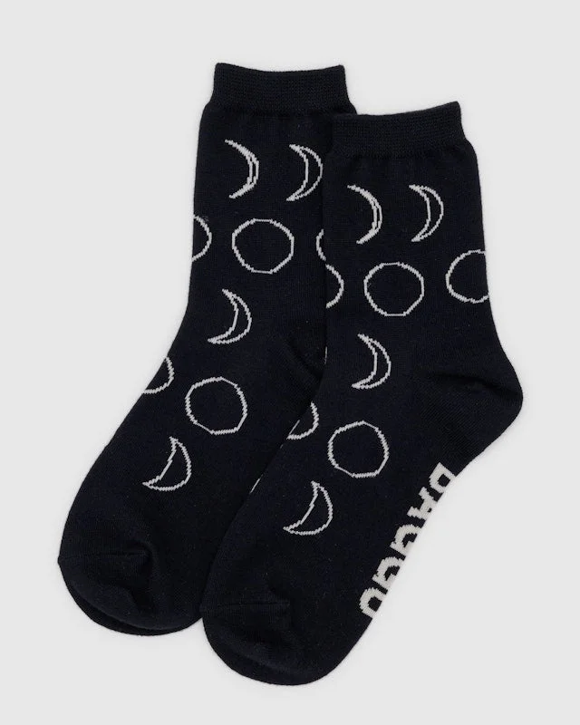 Moon Crew Socks from BAGGU